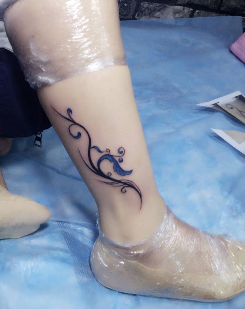 脚踝纹身纹身图片