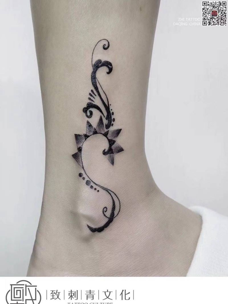 脚踝纹身纹身图片