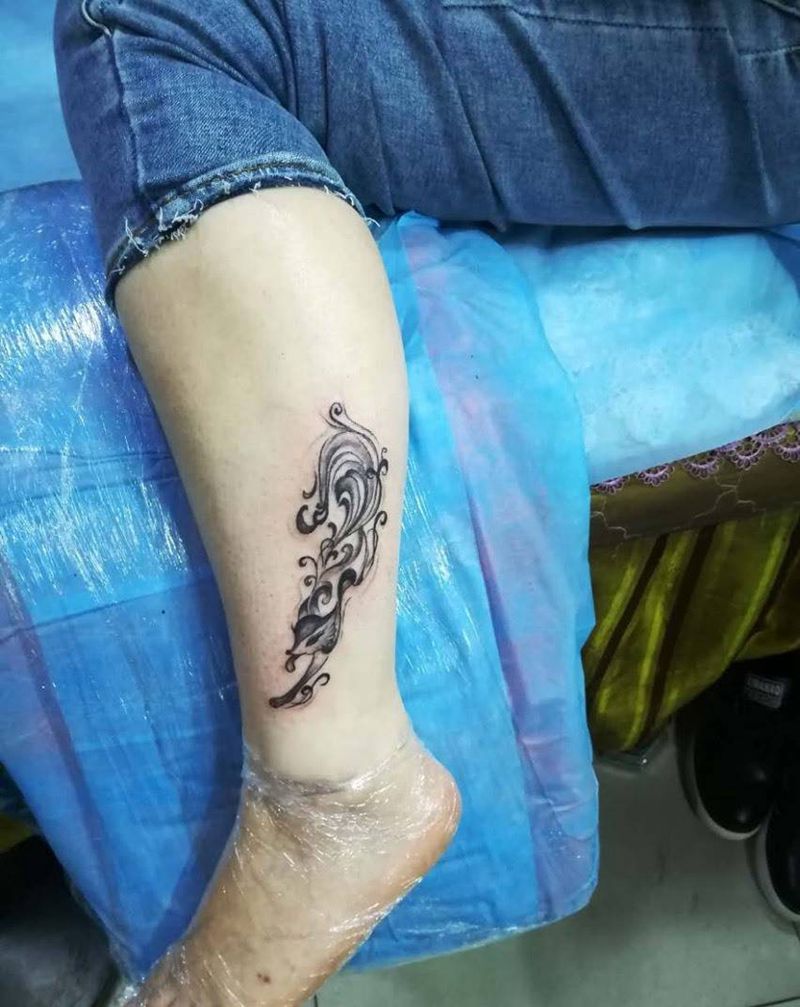 脚踝纹身纹身图片