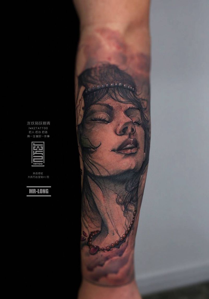 龙纹刻战刺青文化纹身图片