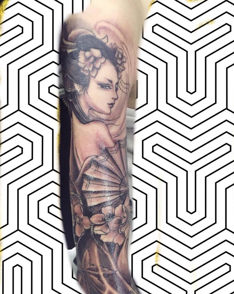 这胳膊有点细纹身图片