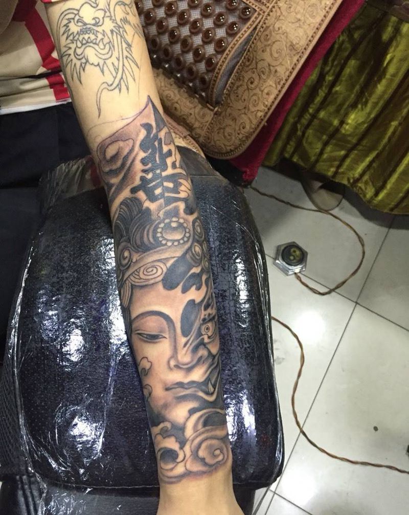 一念之间纹身图片