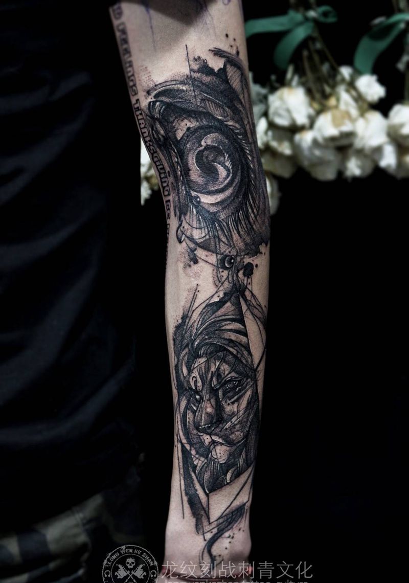 王boss作品纹身图片