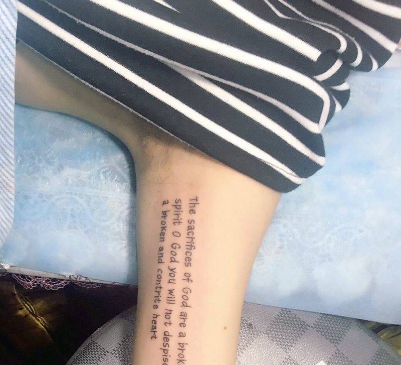 英文纹身纹身图片