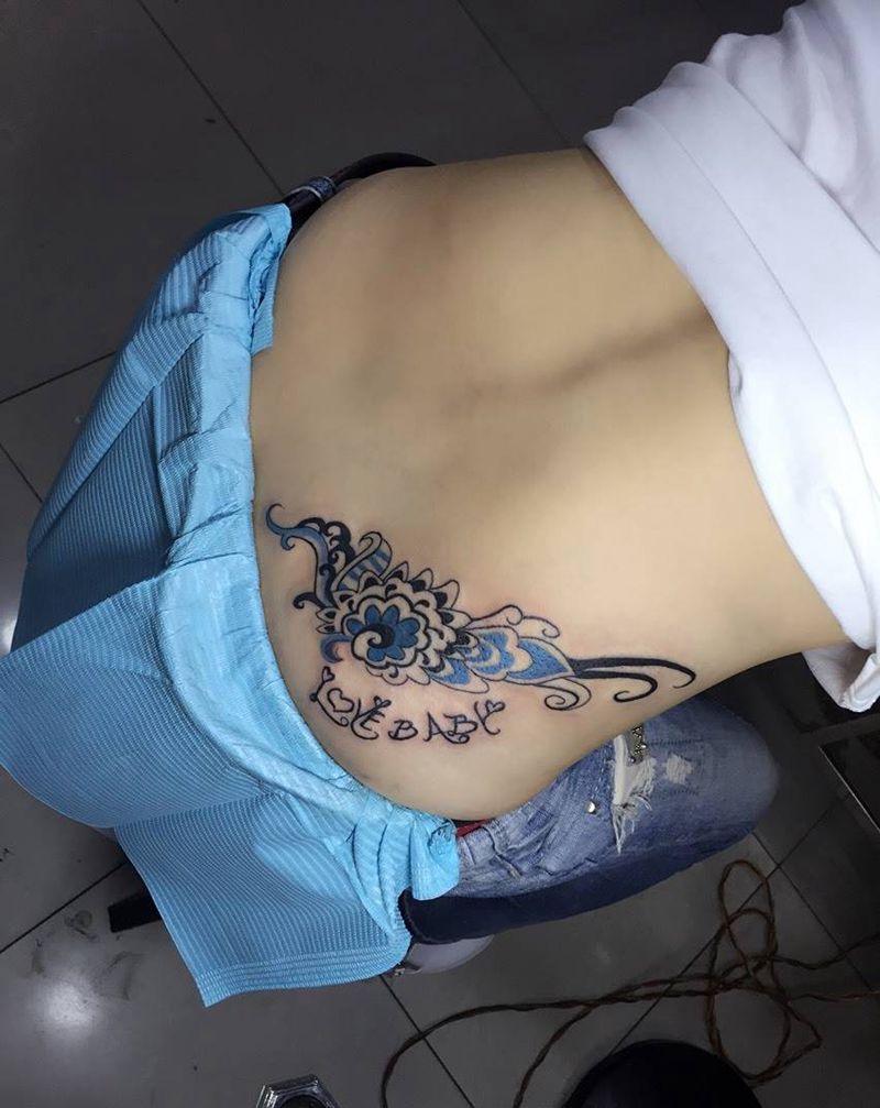 侧腰预约电话微信135555纹身图片