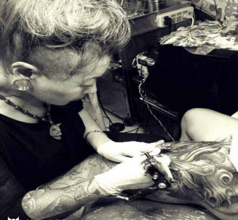 我的工作照哈哈纹身图片