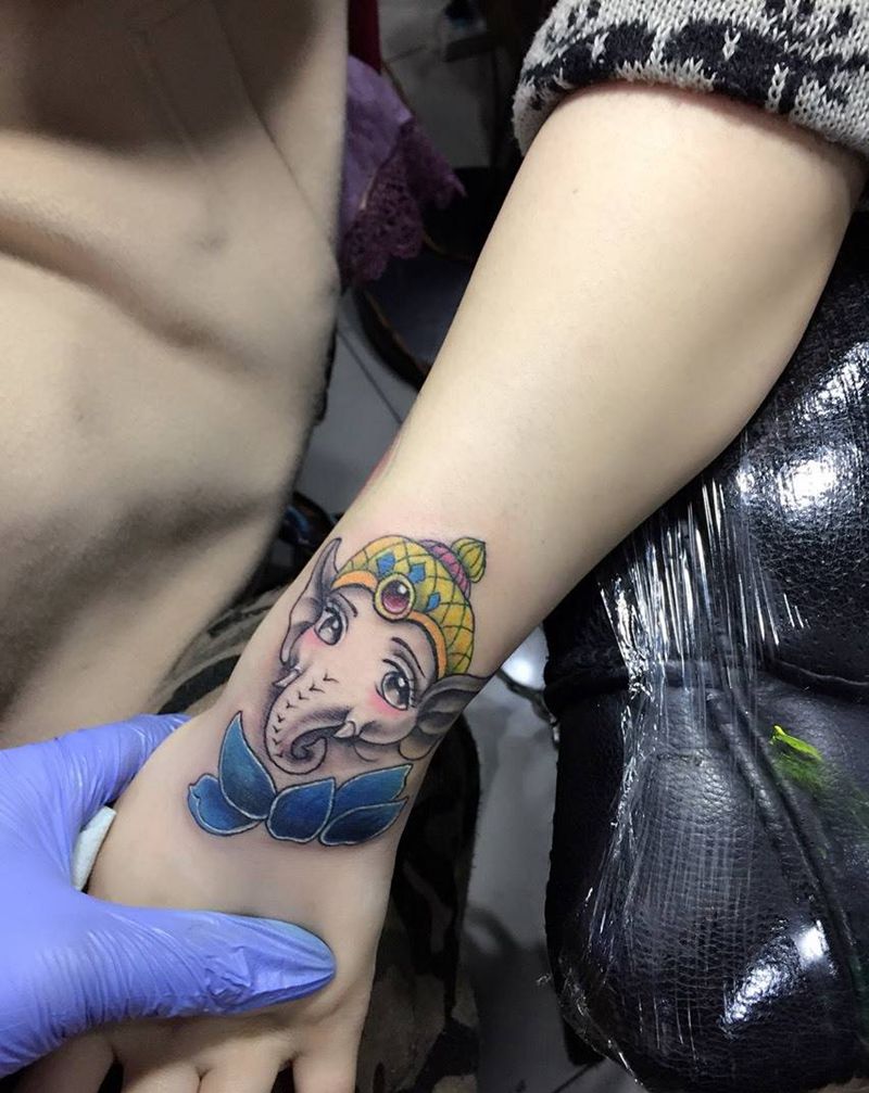 遮盖英文纹身图片