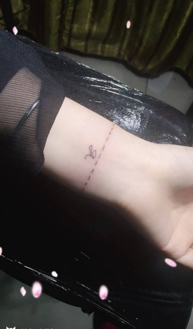 线条美13555577695纹身图片