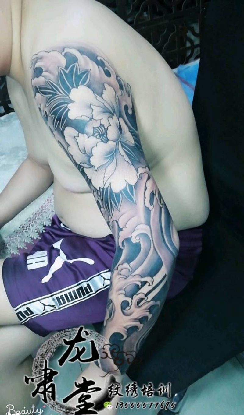 花臂纹身图片