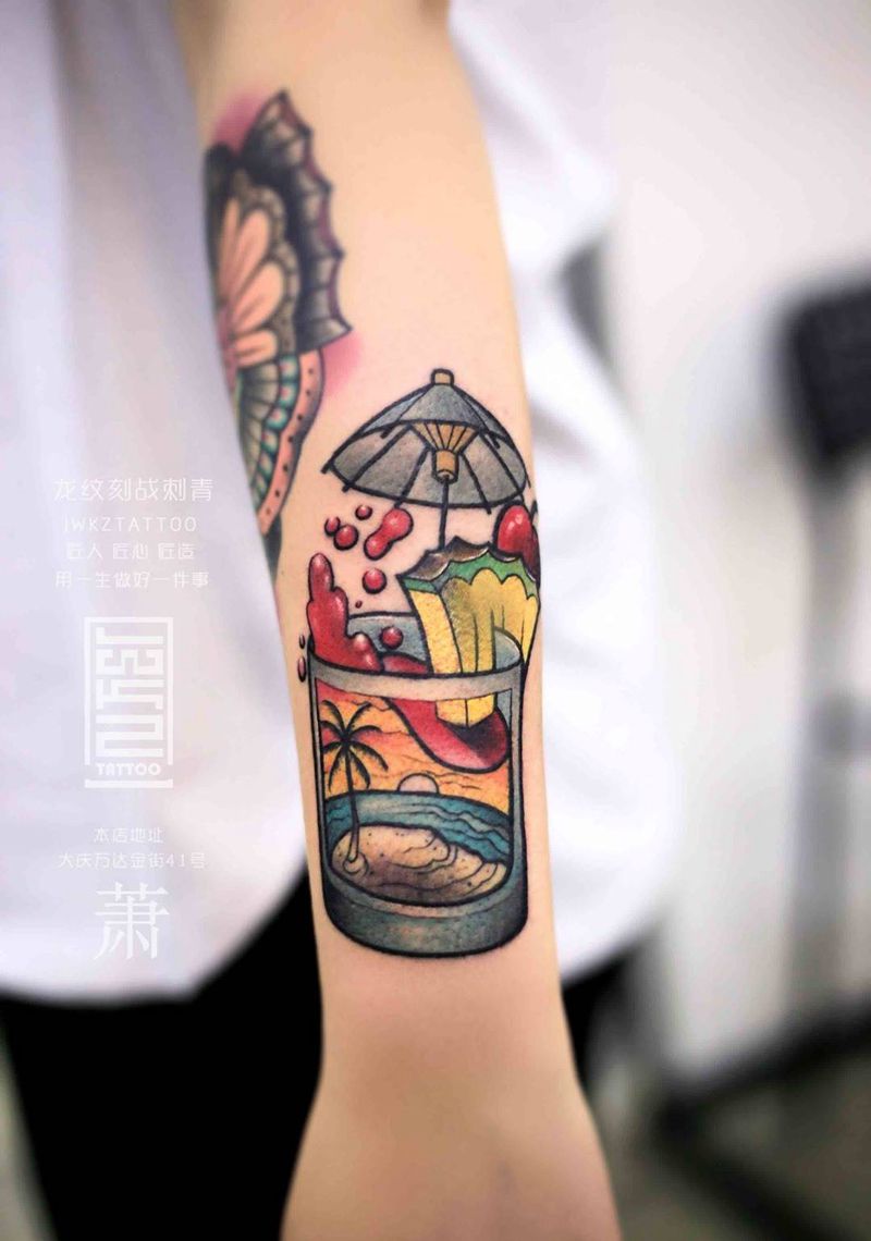 龙纹刻战纹身图片