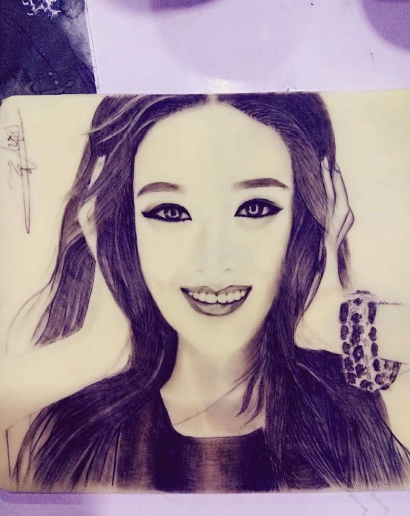 学员练习皮作品纹身图片