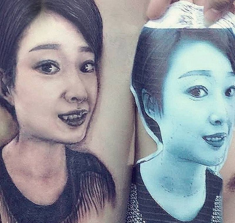 人物肖像纹身图片_手臂纹身图案