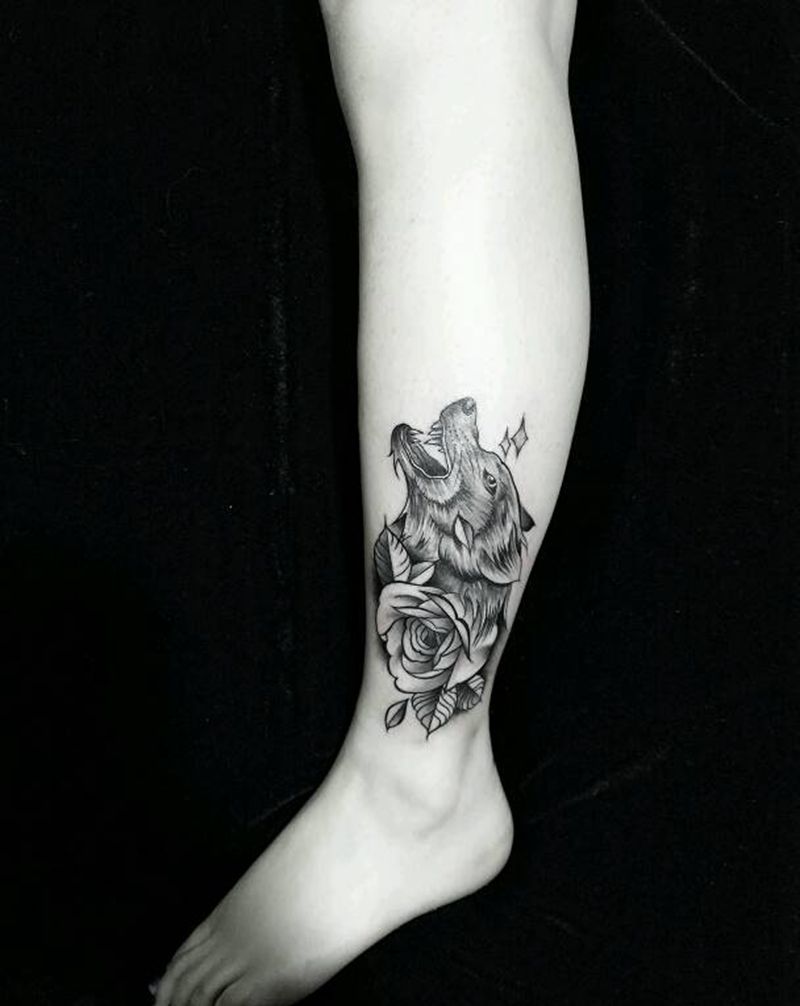 野性么纹身图片