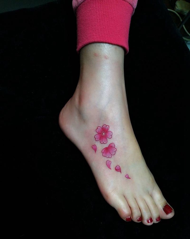 小花花纹身图片