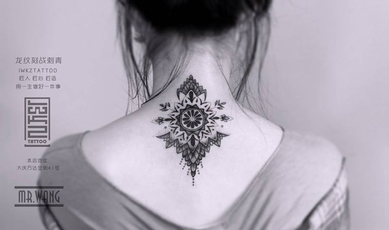 龙纹刻战——修改作品纹身图片