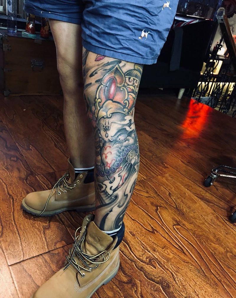 象财神纹身图片