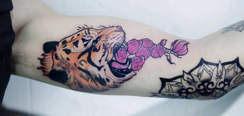 小脑斧纹身图片