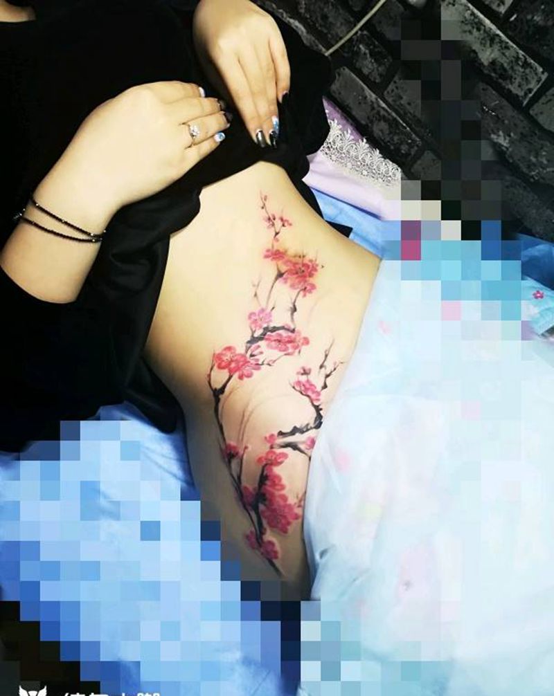 独家设计腹部纹身纹身图片