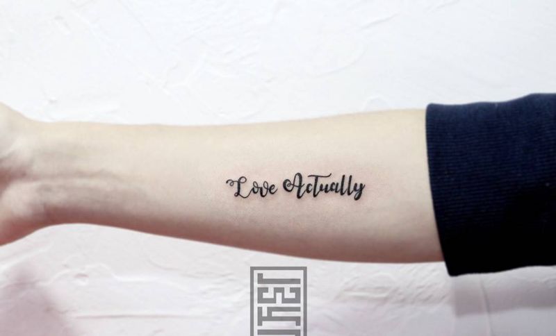 情侣字母纹身纹身图片