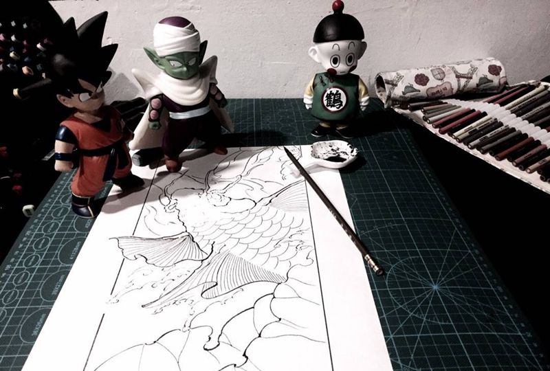 history.tomorrow is mystery.纹身图片_手稿传统习俗国画动物纹身图案