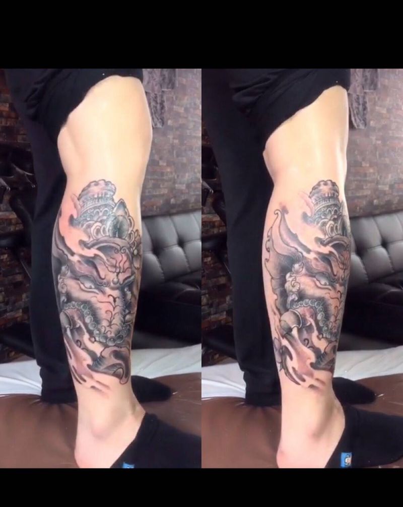象神纹身图片