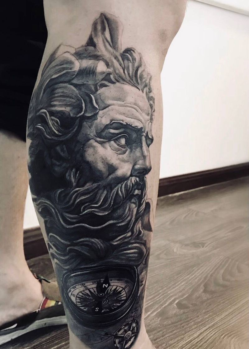 波塞冬纹身图片