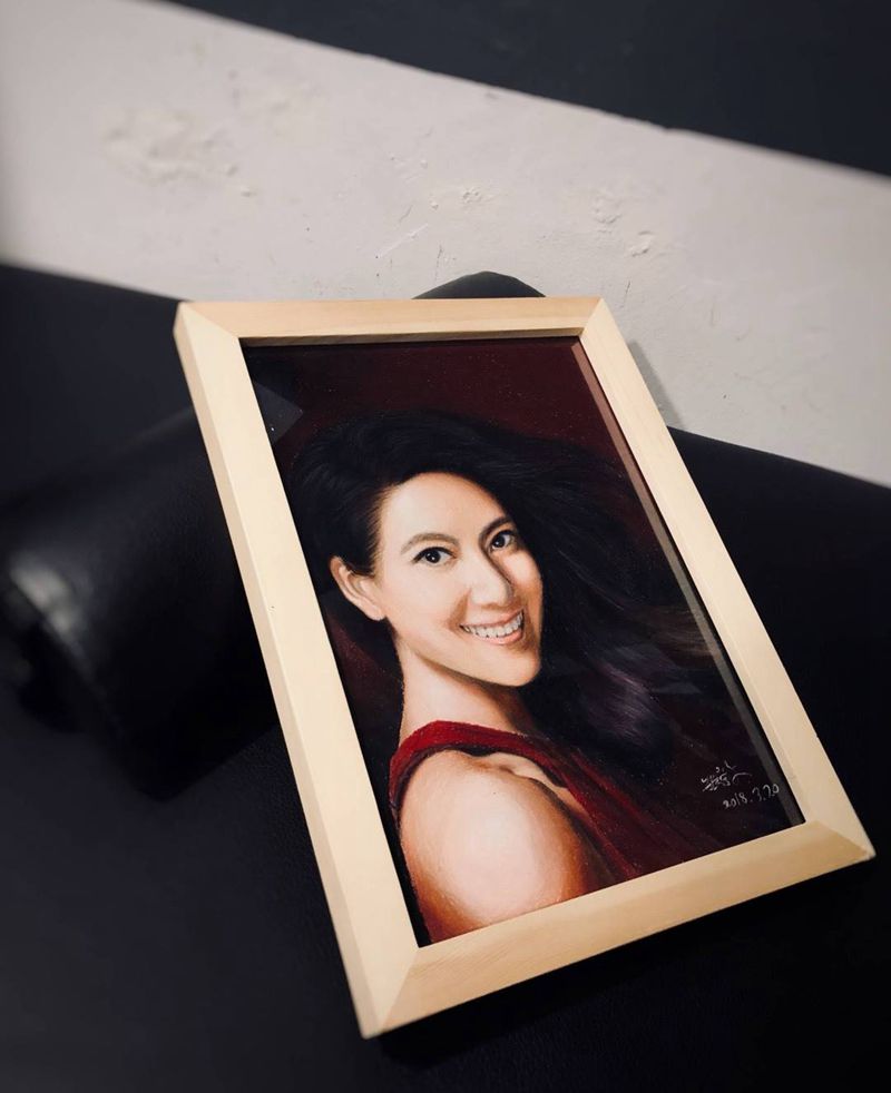 彩铅高圆圆纹身图片_成品插画胸部肩部手臂欧美写实肖像人物原创纹身图案