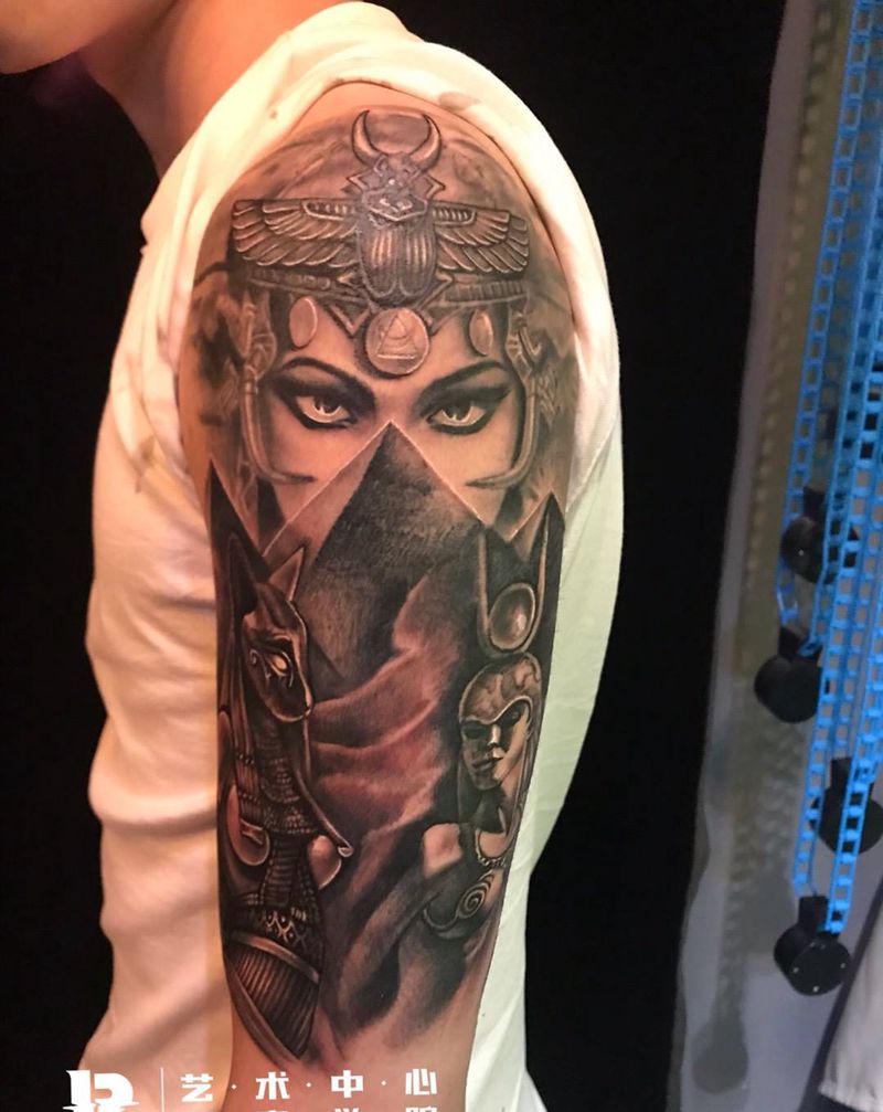 埃及艳后纹身图片
