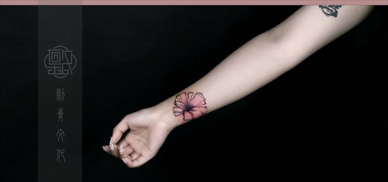 Flower纹身图片_手臂纹身图案