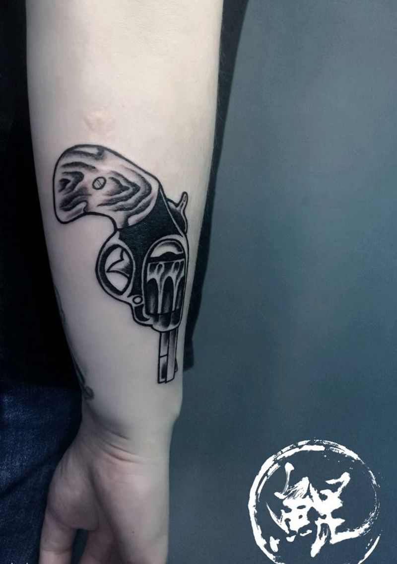 小臂纹身图片_手臂传统静物原创成品纹身图案