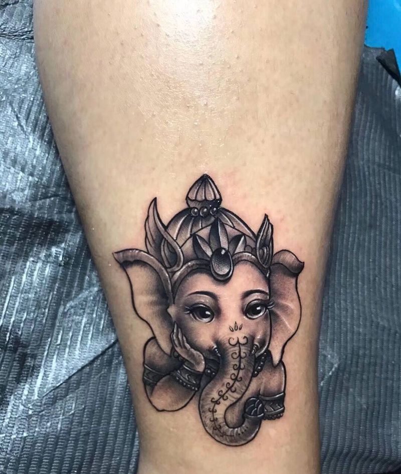 象神纹身图片