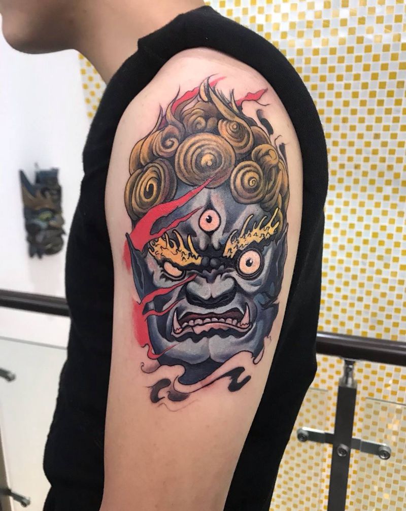 大黑天纹身图片