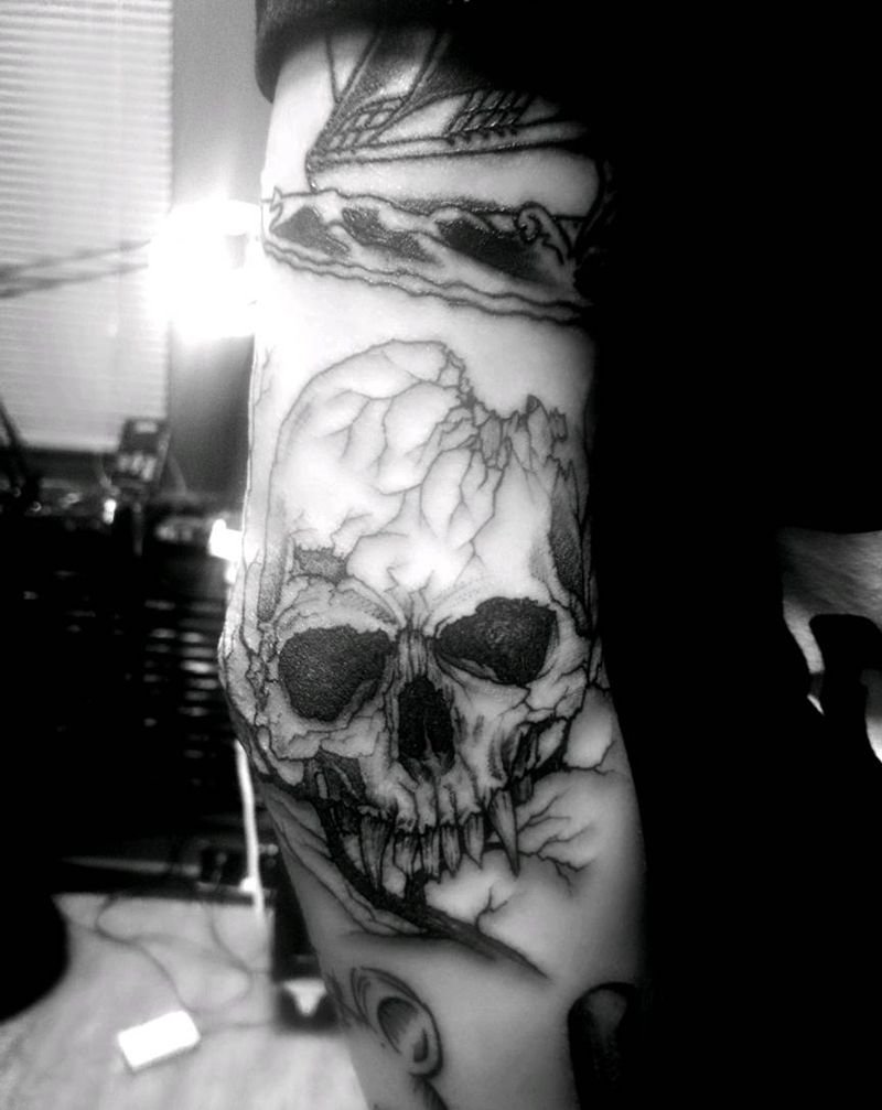 骷髅纹身图片