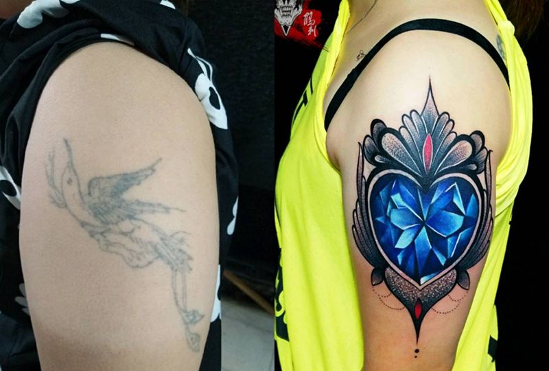 遮盖纹身图片_手臂纹身图案