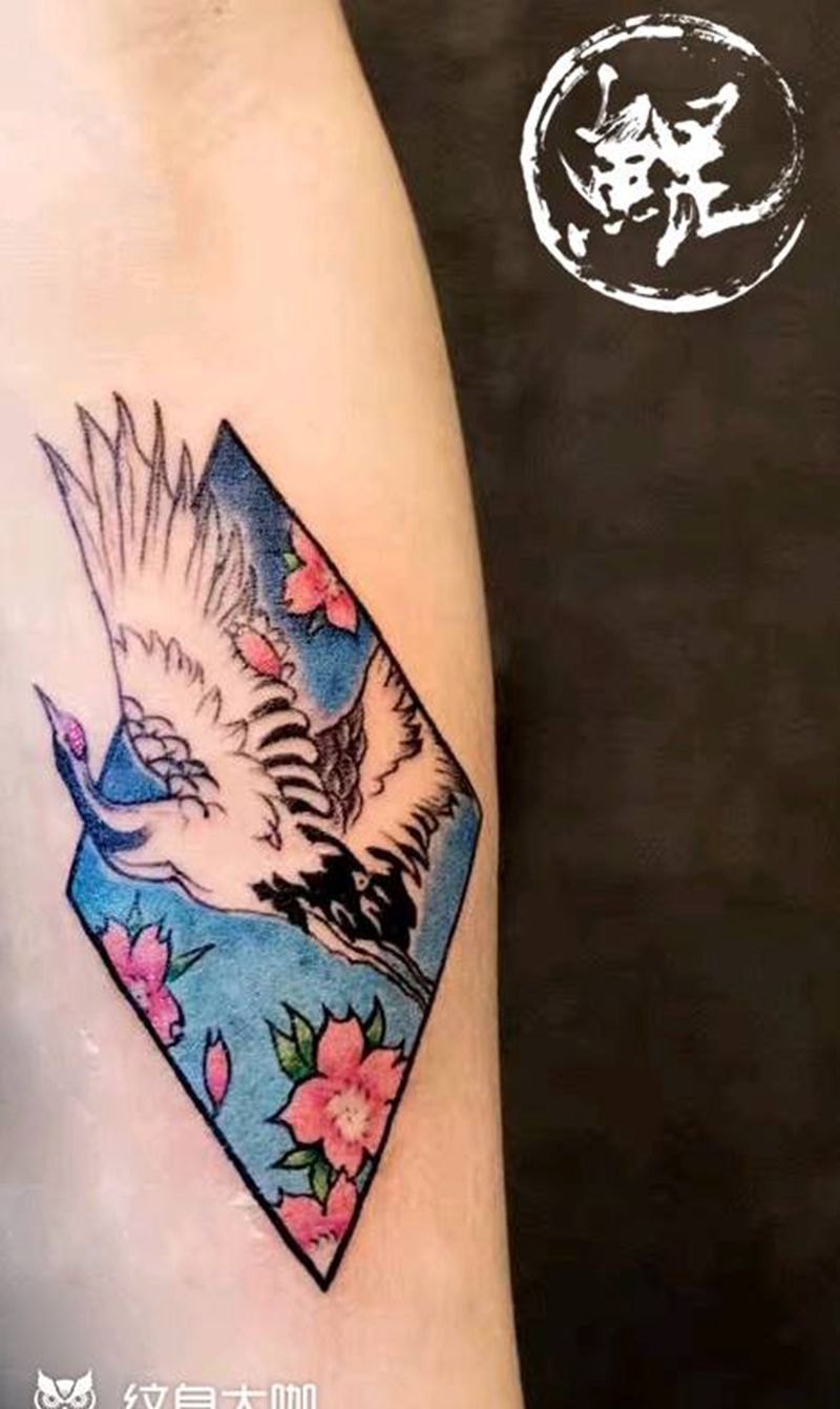 小臂纹身图片_手臂传统动物植物原创成品纹身图案