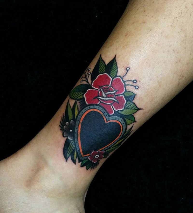 遮盖纹身图片_Old School纹身图案