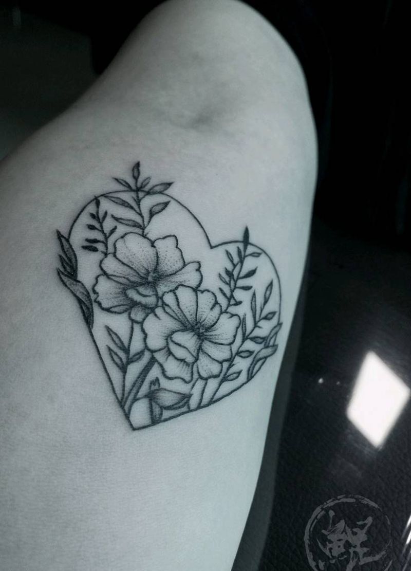 小臂纹身图片_手臂清新几何字符植物静物图腾原创成品纹身图案