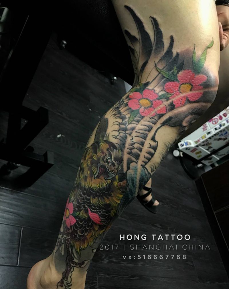 老鹰纹身图片