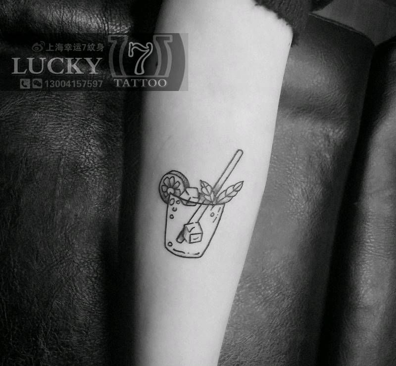 小图腾|幸运7纹身纹身图片_清新图腾成品纹身图案