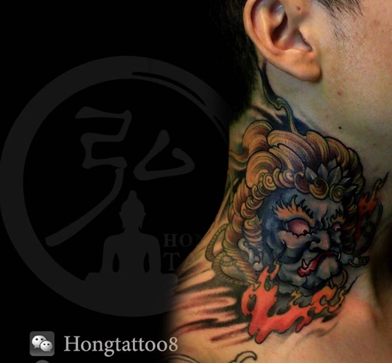 不懂明王纹身图片