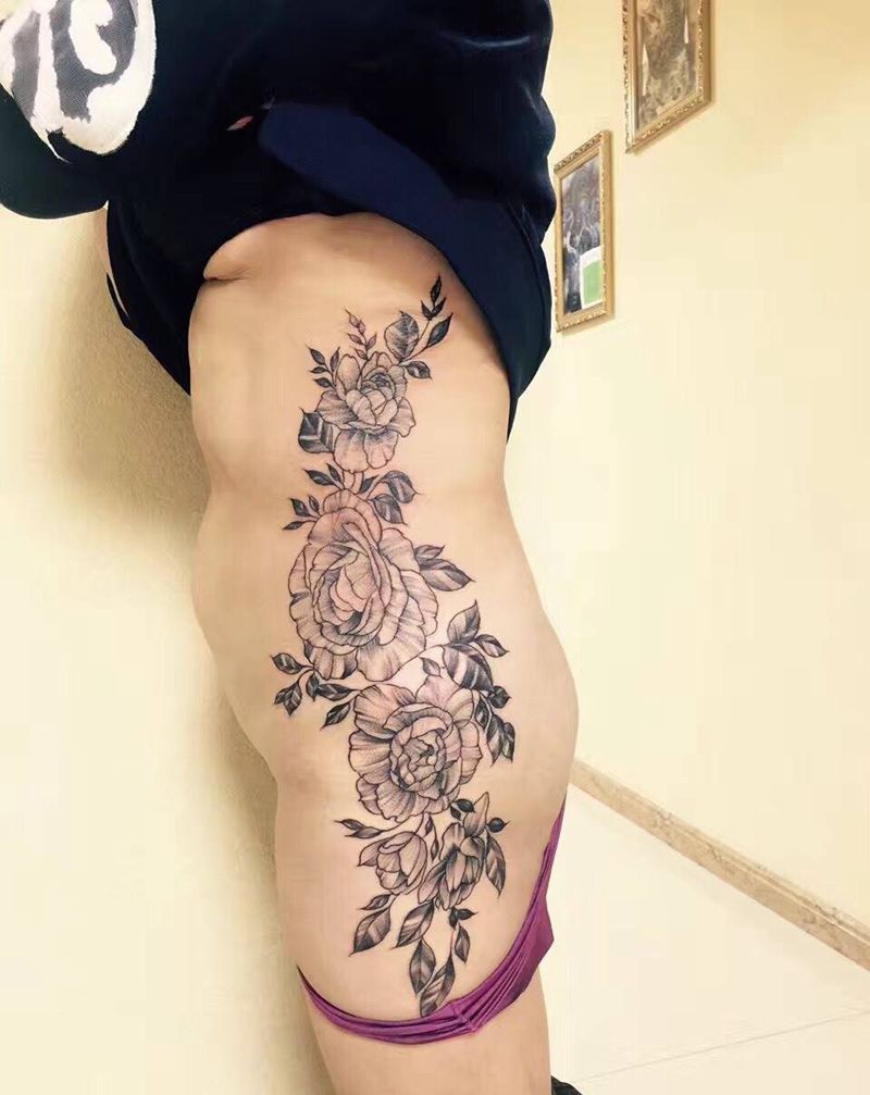 点刺花纹身图片