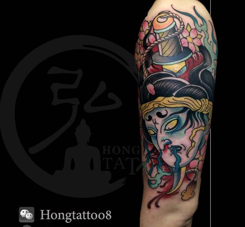 怒气武士纹身图片