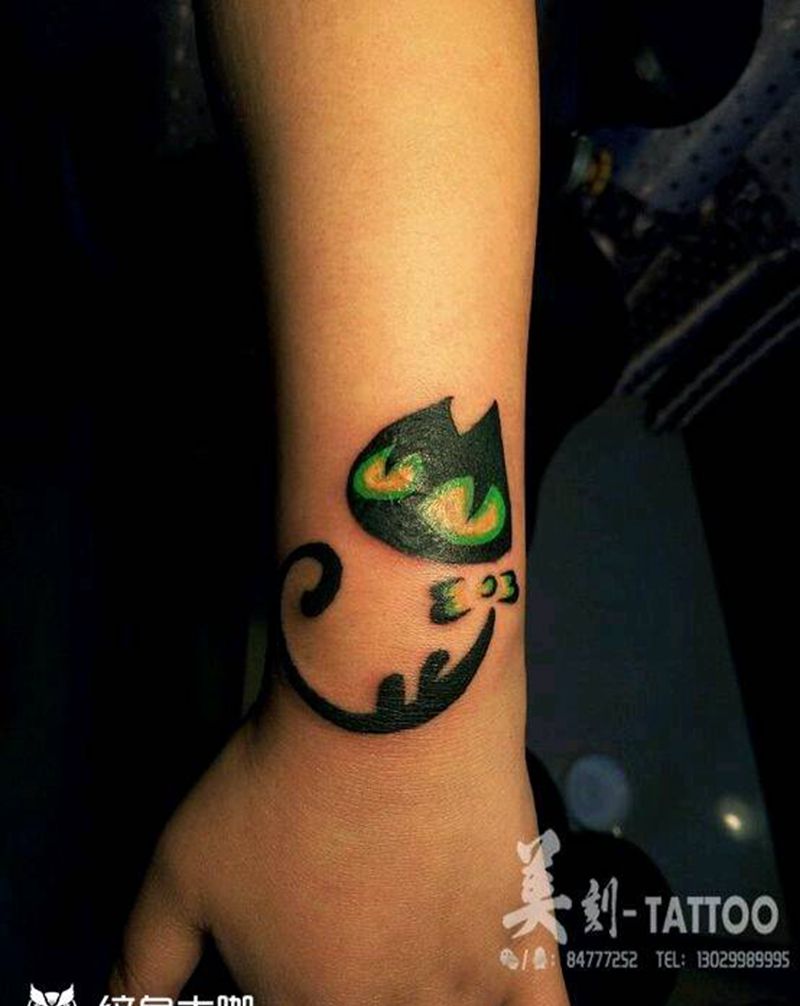 遮盖烟疤纹身图片_肩部胸部腰部背部手臂腿部清新贴纸动物图腾纹身图案