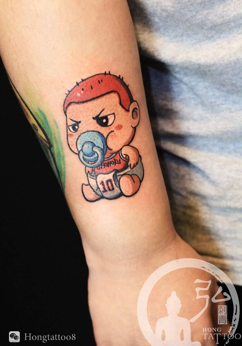 樱木花道 小清新纹身图片