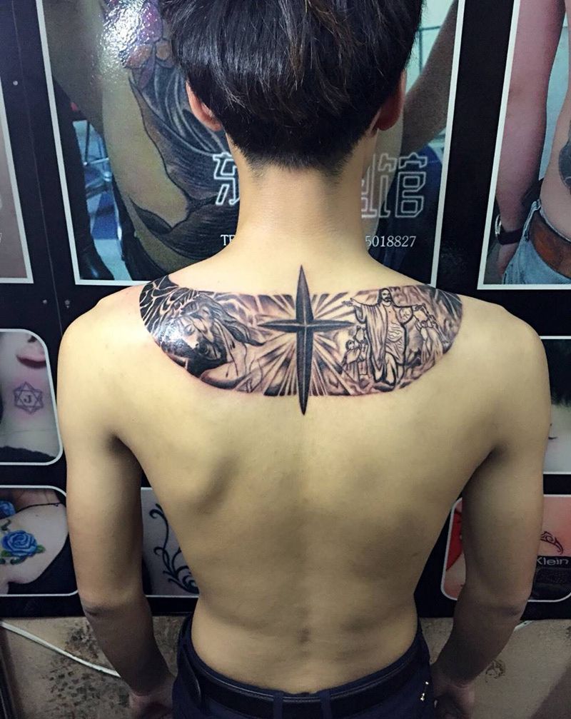 虔诚基督徒纹身图片