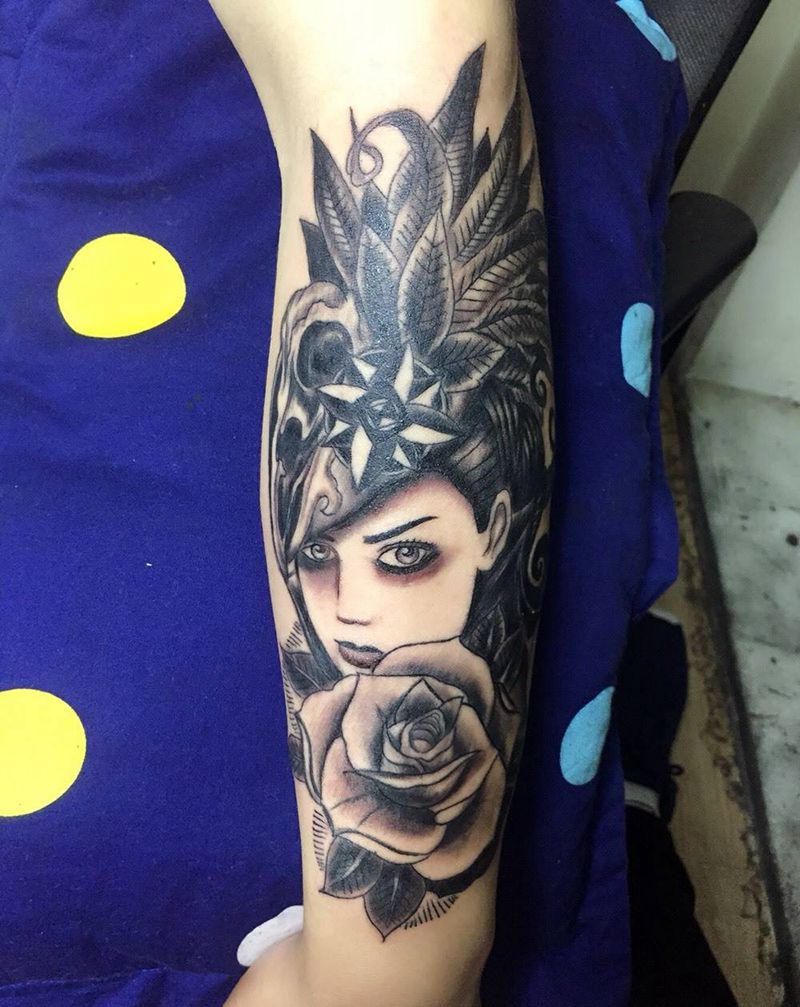 欧美风格纹身图片