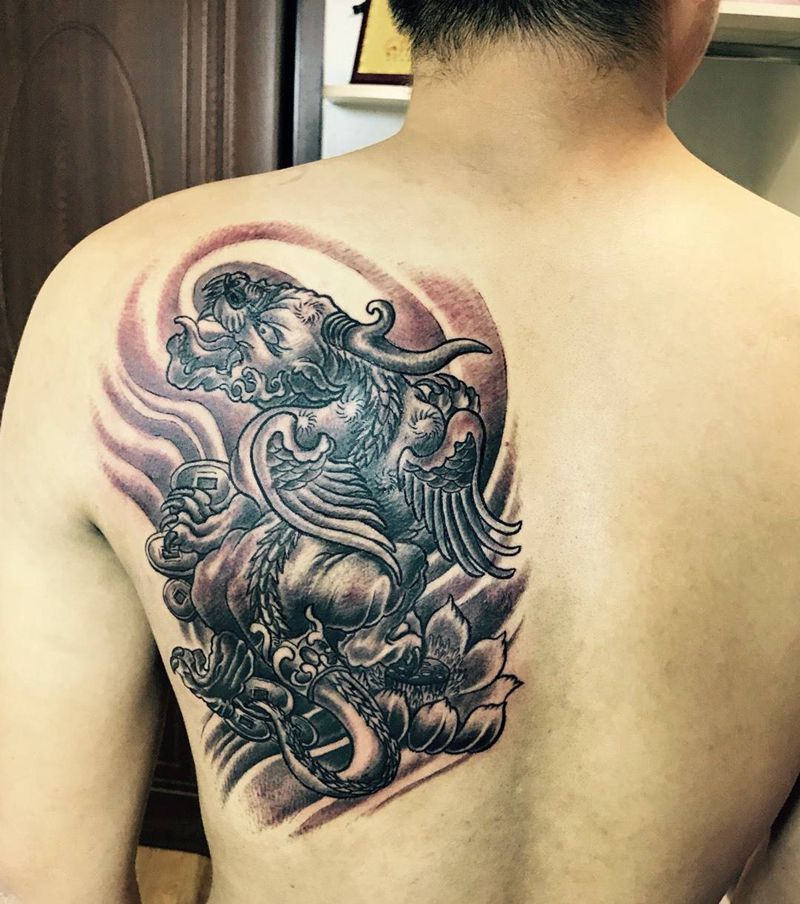 貔貅纹身图片