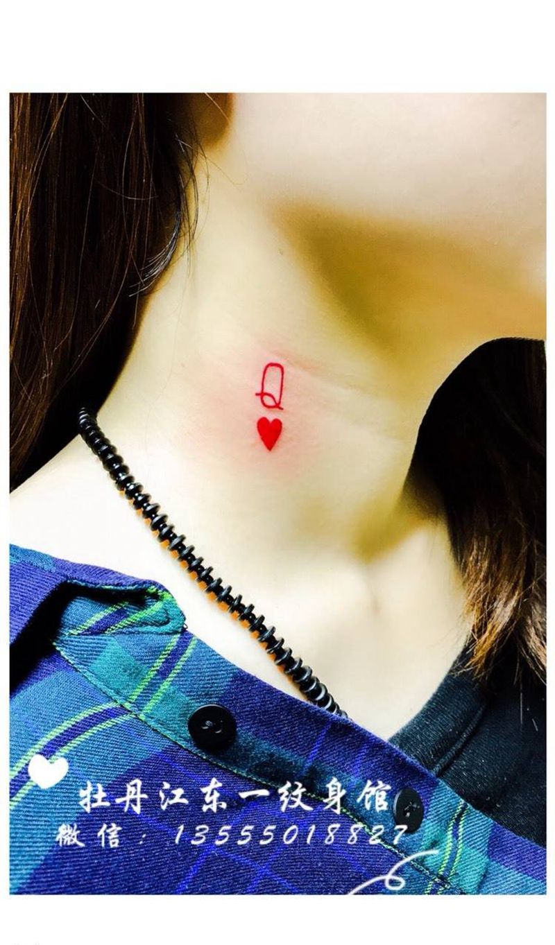 红心Queen纹身图片