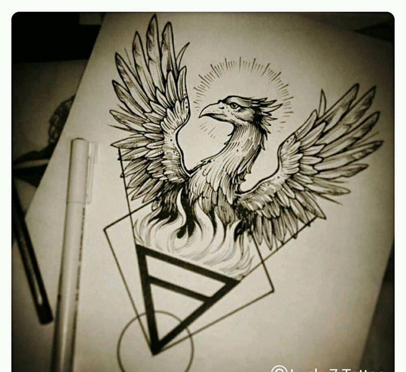 幸运7纹身纹身图片_欧美原创手稿纹身图案