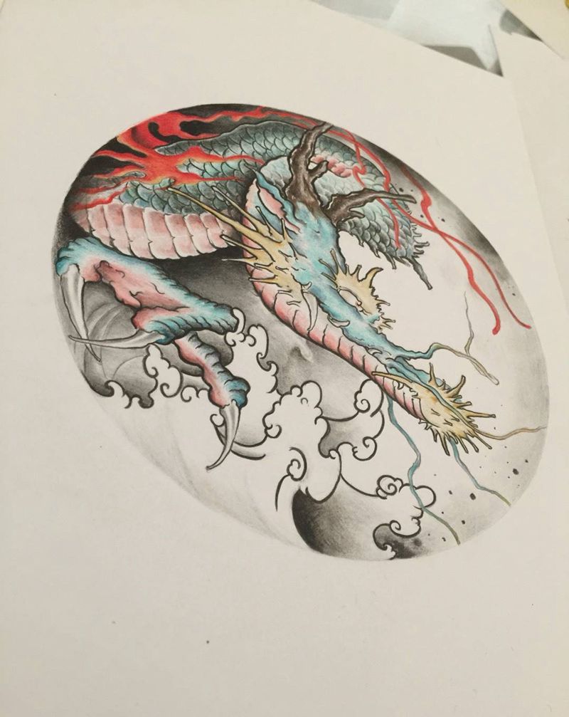 手稿设计纹身图片